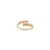 14k Yellow Gold Open Diamond Open Bypass Modern Ring Size 4 For Sale - Image 9 of 15