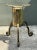 Brass Vintage Sculptural Mixed Metal Table Pedestal For Sale - Image 8 of 10