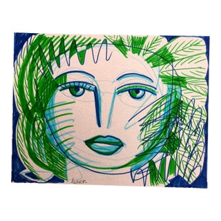 Original Ink on Cotton Paper Drawing by CL Auker For Sale