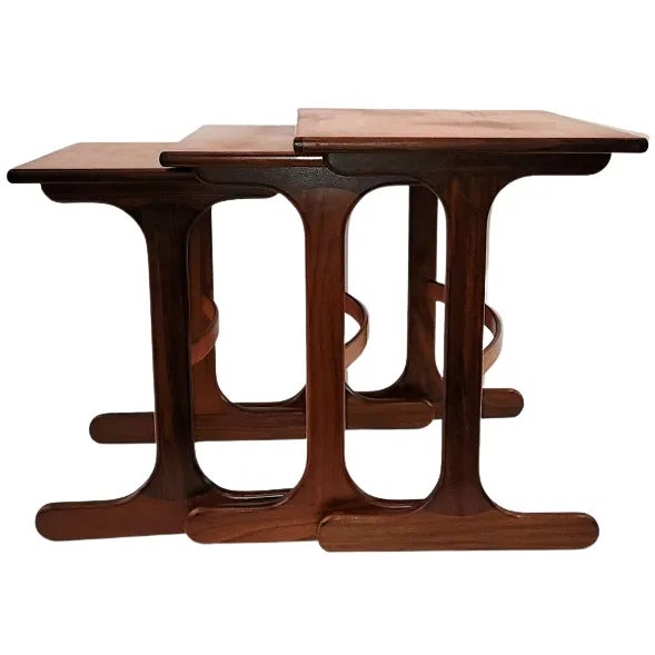1960s 1960s Mid-Century Danish Modern Nesting Tables G-Plan For Sale - Image 5 of 10