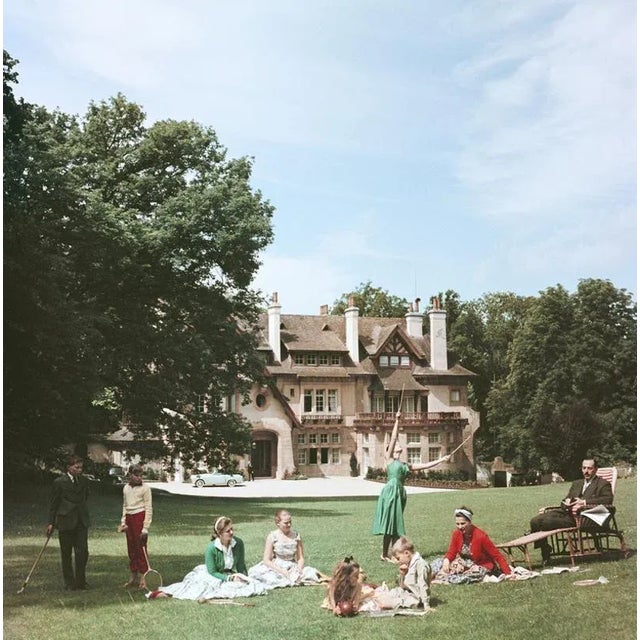 French Stately Home 1956 by Slim Aarons Slim Aarons Limited Estate Edition The Comte de Paris, pretender to the French...