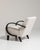 Ivory Mid 20th Century Czech Republic Ivory Wood Armchair For Sale - Image 8 of 15