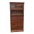 Antique Quartersawn Oak 5 Sections Stacking Barrister Bookcase With Desk 1900s For Sale