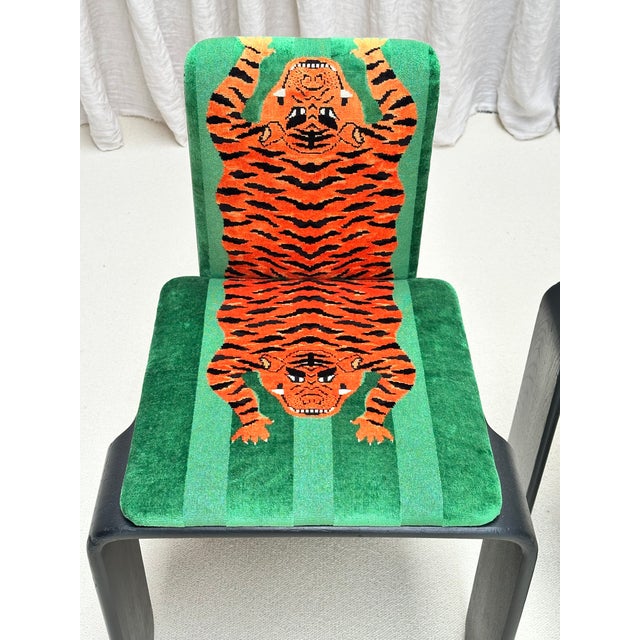 Wood Vintage Chairs, Belgium, 1972, Set of 2 For Sale - Image 7 of 8