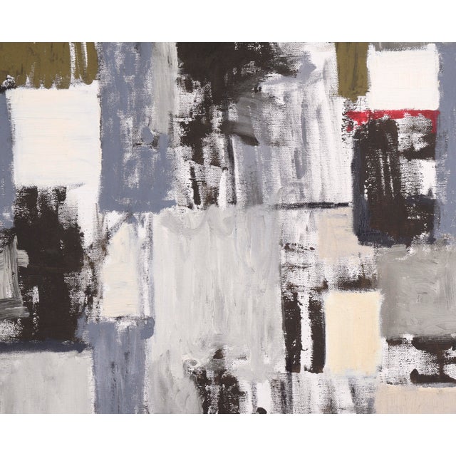 Textile Urban Geometric Abstract by Michael Pauker For Sale - Image 7 of 12