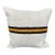 Turkish Hemp Pillow Cushion Natural Beige Black Cushion Cover 20"x20" For Sale