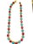 Ruby Red Bochic "Capri" Natural Ruby, Turquoise & Diamond Necklace & Earrings Set 18K Gold For Sale - Image 8 of 18