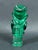 Late 20th Century Handcarved Malachite Solid Stone Frog Sculpture For Sale In New York - Image 6 of 12
