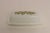 Pyrex Vintage Pyrex Spring Blossom / "Crazy Daisy" Green Floral and Milk Glass Covered Butter Dish For Sale - Image 4 of 12