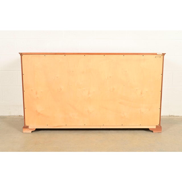 Harden Furniture Arts and Crafts Shaker Solid Cherry Wood Eight-Drawer Dresser For Sale - Image 16 of 17