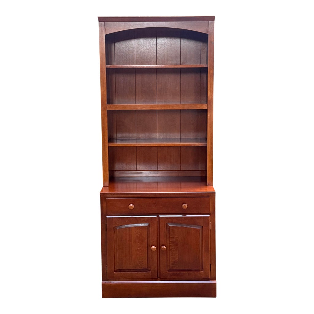 Ethan Allen “Country Colors” Bookcase in Autumn Maple Finish 284 