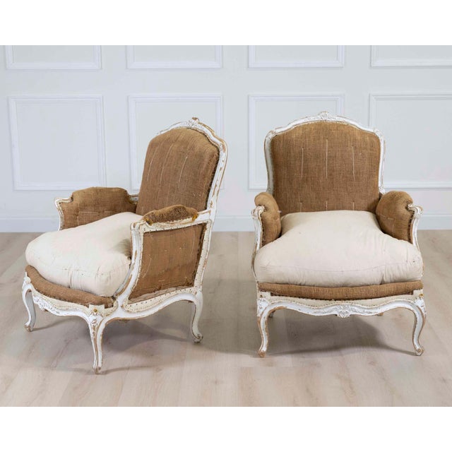 Pair of 20th Century French Chairs, Ready to Upholster For Sale In Atlanta - Image 6 of 10