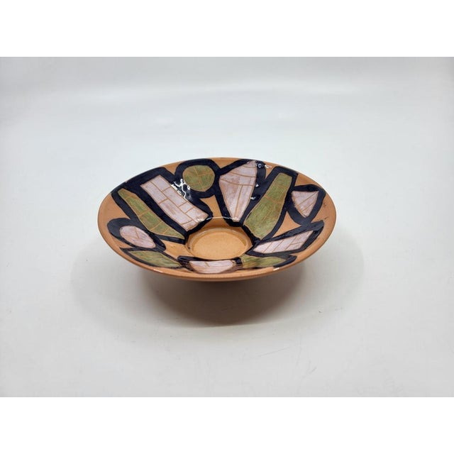 Ceramic Candlestick by Gabrielle Mackiewicz, France, 1950 For Sale - Image 11 of 13