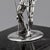 Antique 20th Century English Silver Fisherman Statue on Granite Base, 1902 For Sale - Image 9 of 14