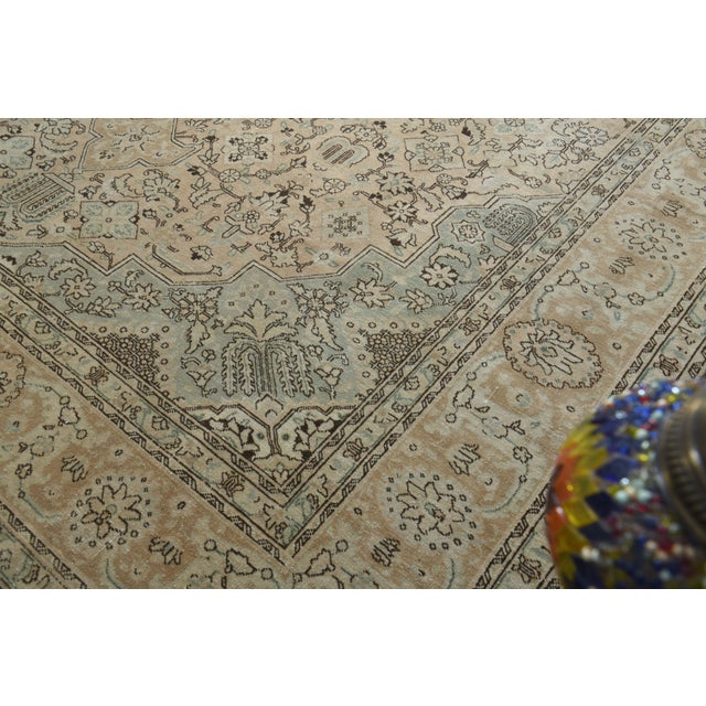 Orange 1970s Vintage Persian Handknotted Wool Orange Oversize Area Rug For Sale - Image 8 of 11