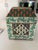 Stunning hand crafted Enamel Cloisonné Box w: Silver Accent: Wood interior : Statement Piece