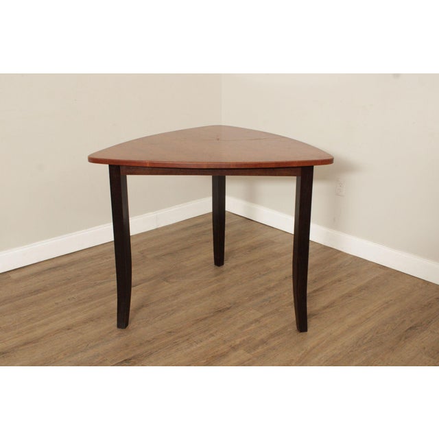 Brown Custom Quality Modern Guitar Pick Oak Counter Height Dining Table For Sale - Image 8 of 18