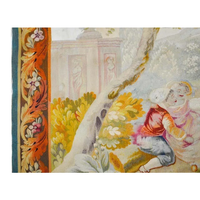 Textile 19th Century French Aubusson Tapestry For Sale - Image 7 of 13