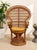 Vintage 1970s Wicker Peacock Chair For Sale - Image 11 of 11
