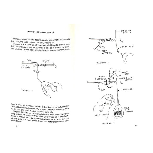 Traditional "Tie a Fly, Catch a Trout" Book 1976 Slaymaker, s.r. II For Sale - Image 3 of 12