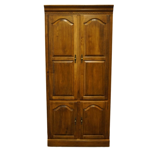 Ethan Allen Circa 1776 Solid Maple Colonial Style 36" Media Armoire
