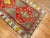 Bright red medallions highlight this wide vintage Turkish Runner . Signed by weaver and dated in arabic. Tough to...