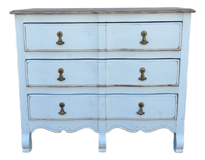 Vintage Coastal Farmhouse Dresser | French Country Chest of Drawers