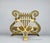 Large Vintage Solid Brass Lyre Harp Adjustable Book Stand Holder For Sale In Greenville, SC - Image 6 of 7