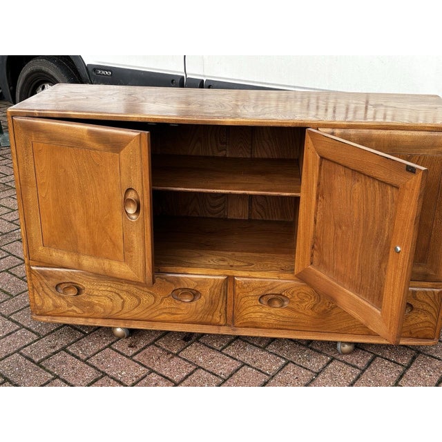 Wood Mid-Century Modern Ercol Sideboard in Wood For Sale - Image 7 of 13