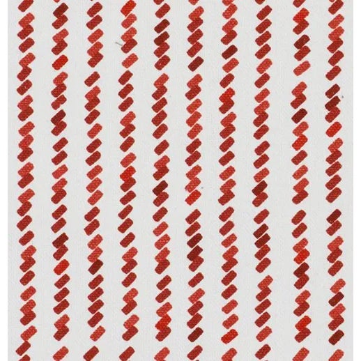 A pretty, hand-drawn dotted stripe printed on a crisp Cotton ground, this fabric can be the star in a simple room or used...