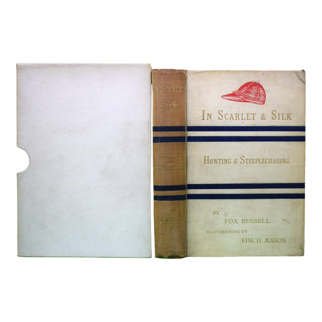 "In Scarlet & Silk: Or Recollections of Hunting and Steeplechase Riding" 1896 Russell, Fox For Sale