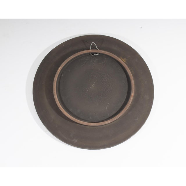 Ceramic Jim Kemp Signed Studio Pottery Postmodern Wall Plate For Sale - Image 7 of 7