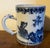 Large Antique 18th Century Chinese Export Blue & White Porcelain Tankard Mug For Sale - Image 10 of 11