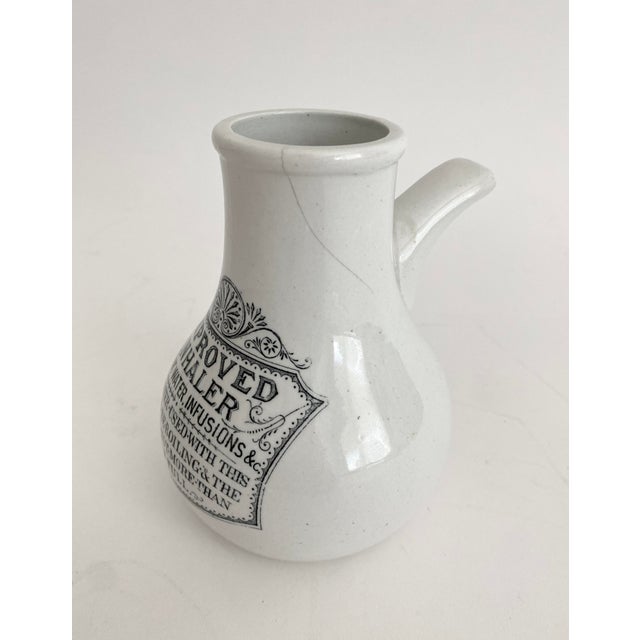 English Ironstone Inhaler Vase For Sale In Los Angeles - Image 6 of 8