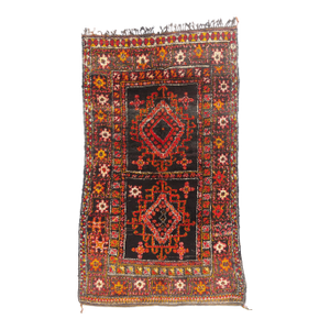 Vintage Beni M'Guild Moroccan Rug, 05'11 X 10'02