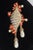 Hutton Wilkinson Coral Enamel Faux Pearl, Rhinestone Gold Filled Brooch or Pin, 1980's For Sale - Image 9 of 10