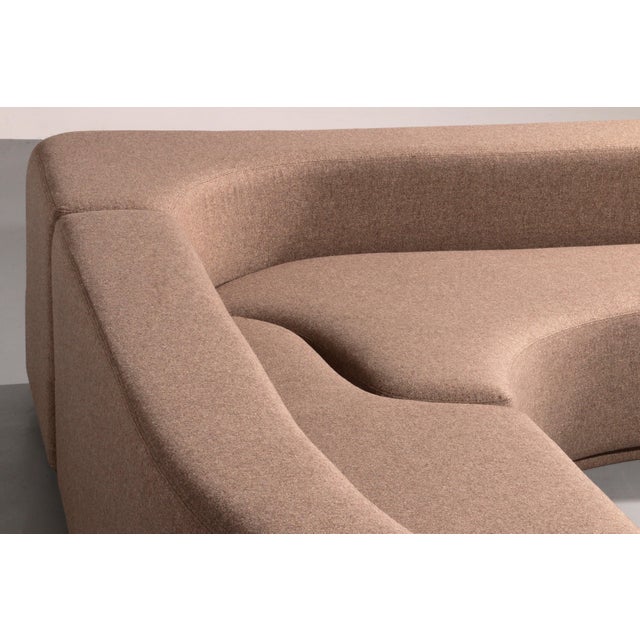 Stunning so-called ‘Lara’ sofa, designed by Roberto Pamio, Noti Massari, and Renato Toso and manufactured by Stilwood,...