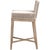 Transitional Essentials For Living Overlay Fabric Counter Stool For Sale - Image 3 of 7