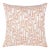 The House Of Scalamandré Telly Square Pillow In Peachmelba For Sale