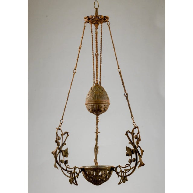 Vintage Liberty Garden Chandelier For Sale - Image 4 of 9