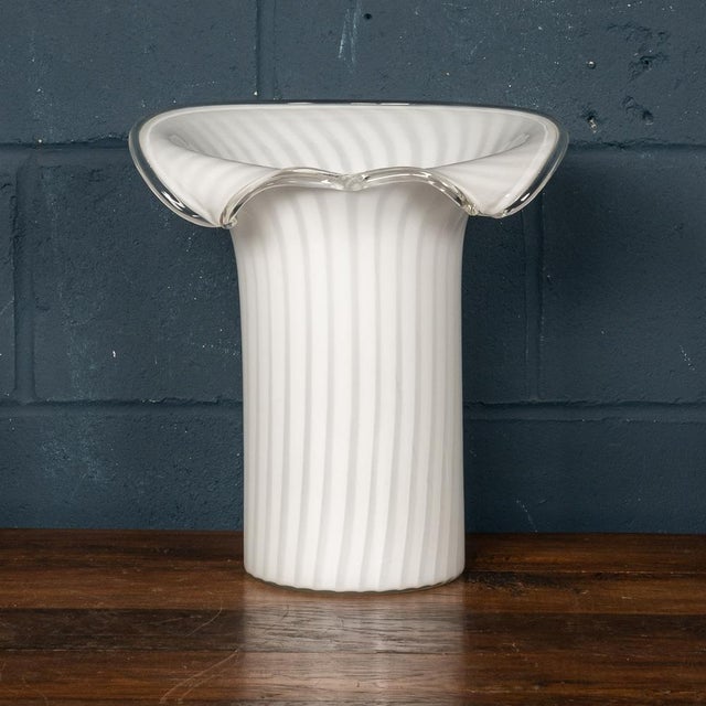 Italian Murano Glass Table Lamps, 1980, Set of 3 For Sale - Image 10 of 12