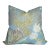 Protea Floral Pillow Cover in Spa Blue, 22x22 Pillow For Sale