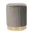 Gray Zoe Grey Velvet Storage Ottoman For Sale - Image 8 of 8