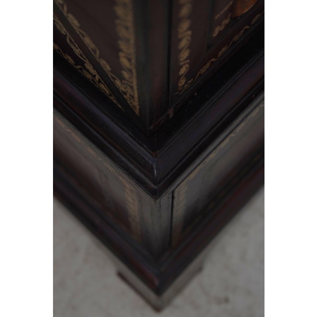 Maitland Smith Faux Book Leather Bar Unit For Sale - Image 10 of 18