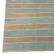 1950s Vintage Dhurrie Rug in Bluewith Stripes, From Rug & Kilim For Sale - Image 5 of 5