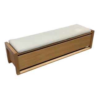 Sean Yoo for Design Within Reach Matera Storage Bench + Cushion, Large For Sale