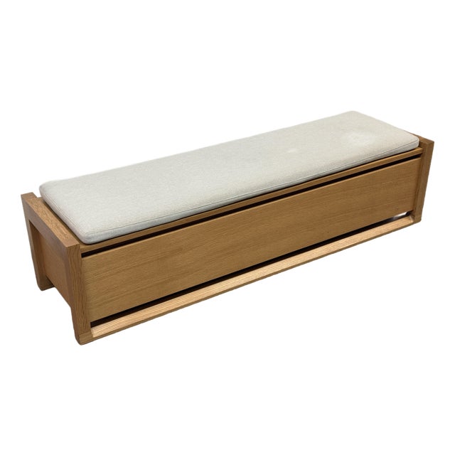 Sean Yoo for Design Within Reach Matera Storage Bench + Cushion, Large For Sale