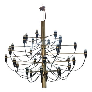 Model 2097/30 Chandelier by Gino Sarfatti for Arteluce, Italy, 1960s For Sale