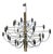 Model 2097/30 Chandelier by Gino Sarfatti for Arteluce, Italy, 1960s For Sale
