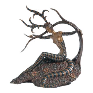 Erté, the Hunting, Bronze Sculpture, Art Deco, Signed, Edition of 375, 1985 For Sale